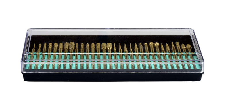 [Australia - AusPower] - SE 30-Piece Set of Titanium-Coated Diamond Burrs, Grits 120-150 - 82331TF 