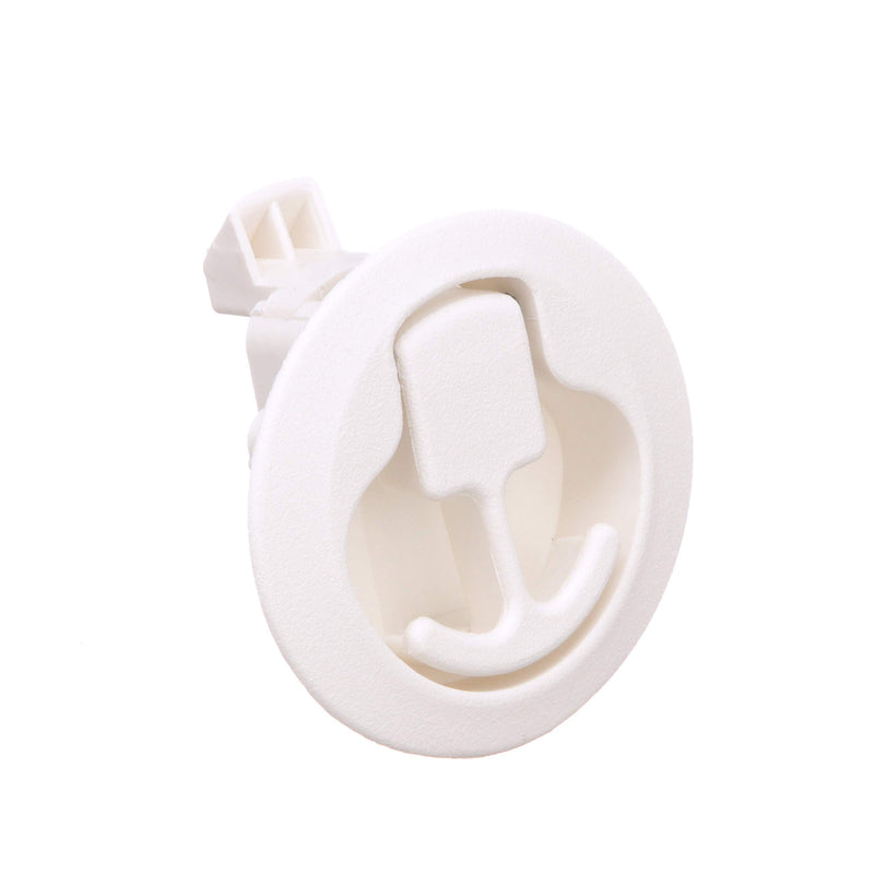 [Australia - AusPower] - Seachoice 35521 Flush Mount Slam Latch – Rust-Free White Plastic – 2 Inch Diameter 