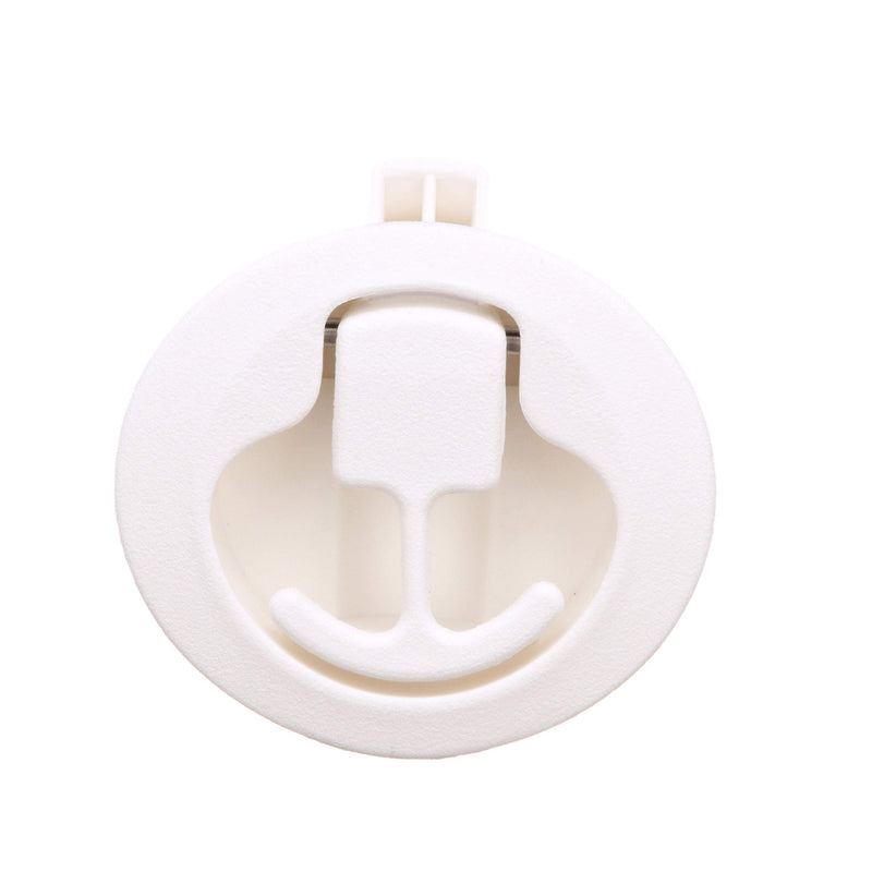 [Australia - AusPower] - Seachoice 35521 Flush Mount Slam Latch – Rust-Free White Plastic – 2 Inch Diameter 