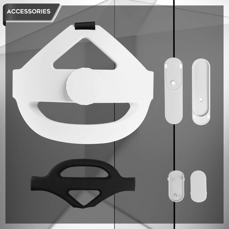 [Australia - AusPower] - Seltureone Replacement Pads Compatible for Quest 2 Head Strap Pad 