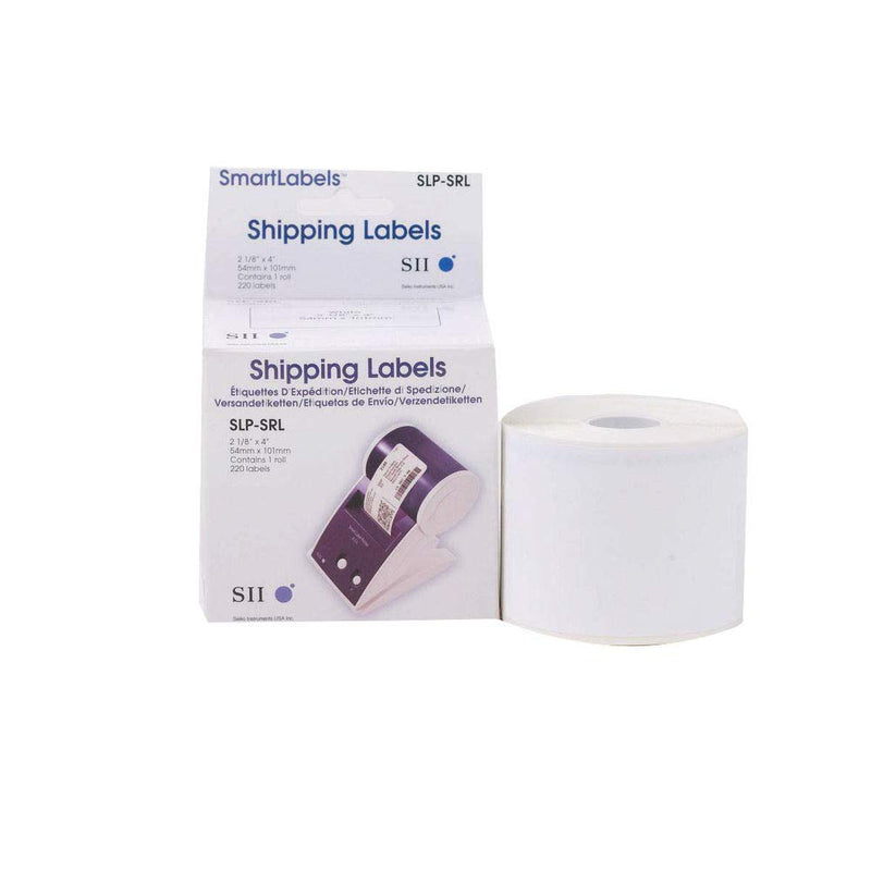 [Australia - AusPower] - Seiko Instruments Shipping Labels for Smart Label Printers (SLP-SRL),White 