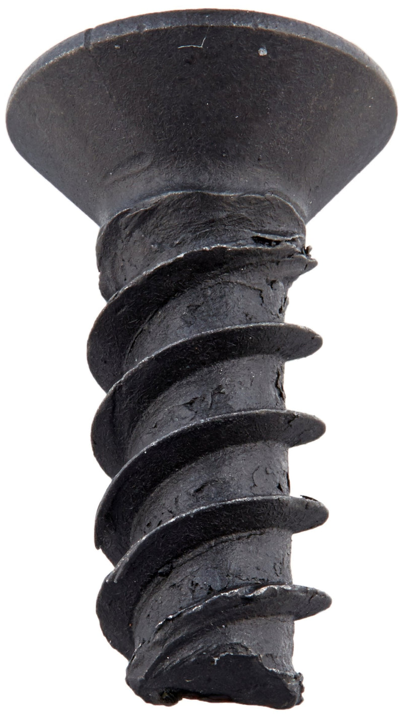 [Australia - AusPower] - Small Parts 0406LTFB Steel Thread Rolling Screw for Plastic, Black Oxide Finish, 82 Degree Flat Head, Star Drive, #4-20 Thread Size, 3/8" Length (Pack of 100) 