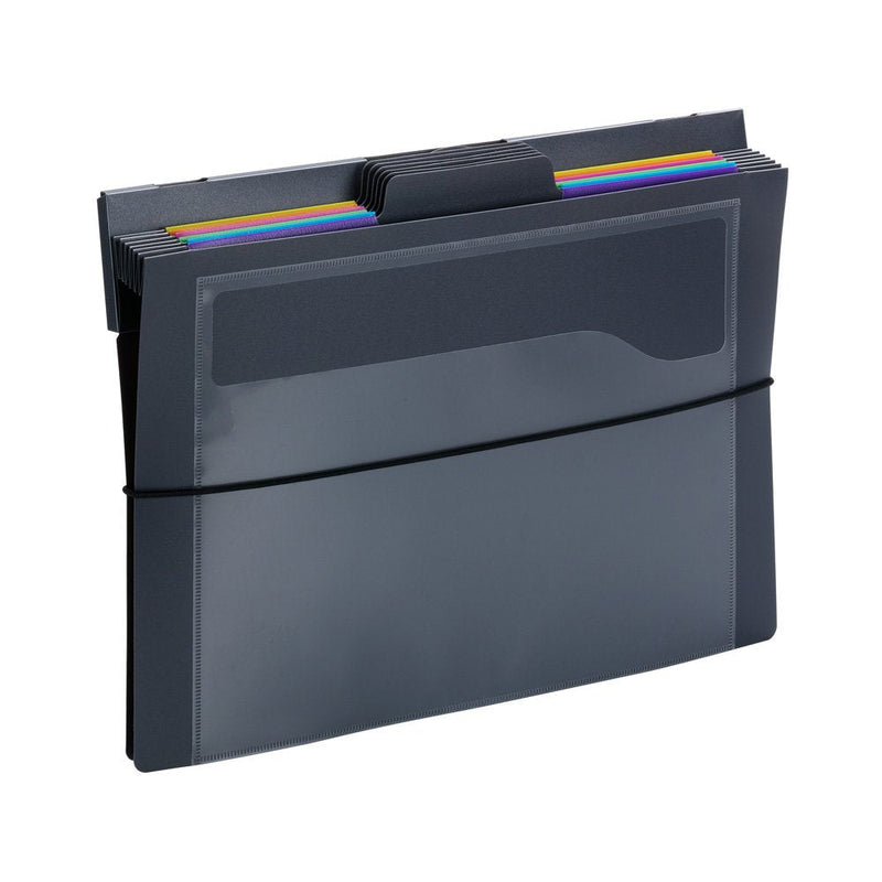 [Australia - AusPower] - Smead Cascading Wall Organizer Gen 2, 6 Pockets, Letter Size, Gray/Jewel Pockets (92063) Jewel 