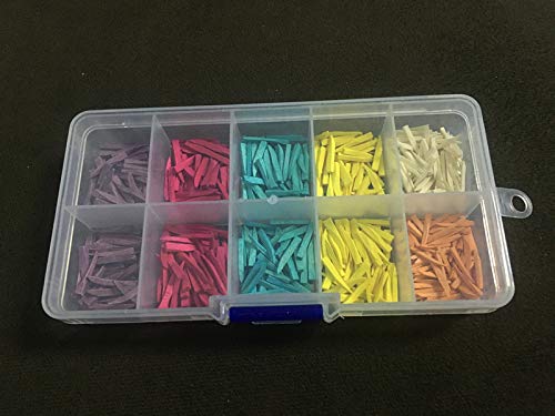 [Australia - AusPower] - 600pcs/Box Mixed Dental Fixing Wood Wooden Wedges for Dental Restoration for Matrices 