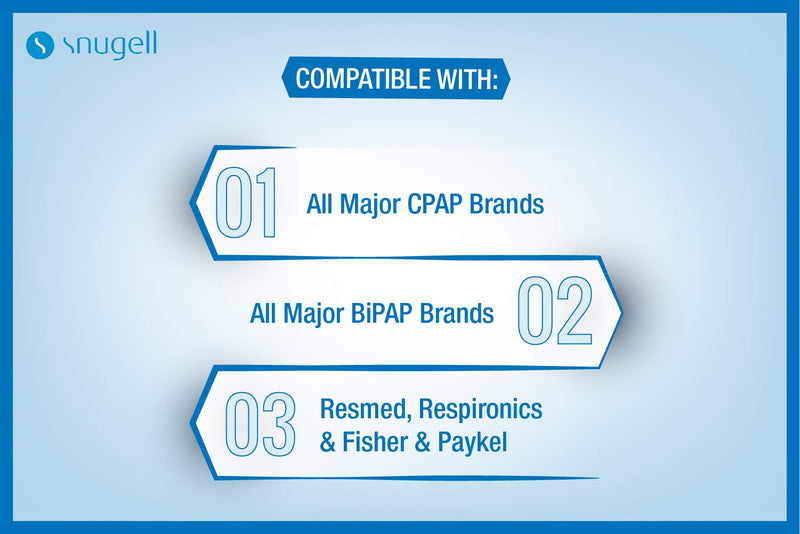 [Australia - AusPower] - CPAP Strap Cover by Snugell | 4X Pack Universal CPAP Strap Covers | Fits All CPAP Masks | Universal and Reusable Ultra Soft Fleece Design to Reduce CPAP Mask Headgear Pressure. 