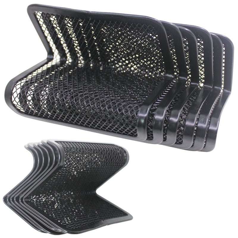 [Australia - AusPower] - SourceTon Metal Mesh Business Card Holder, Name Card Stand for Office Business Card Display 50 Cards Organizer, 6 Packs 