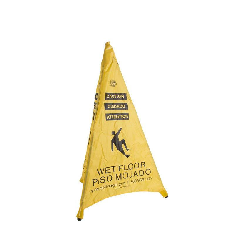 Grey Spill Magic 220SC 20-inch pop-up safety cone with sleeve, floor marker for safety and hazard marking.