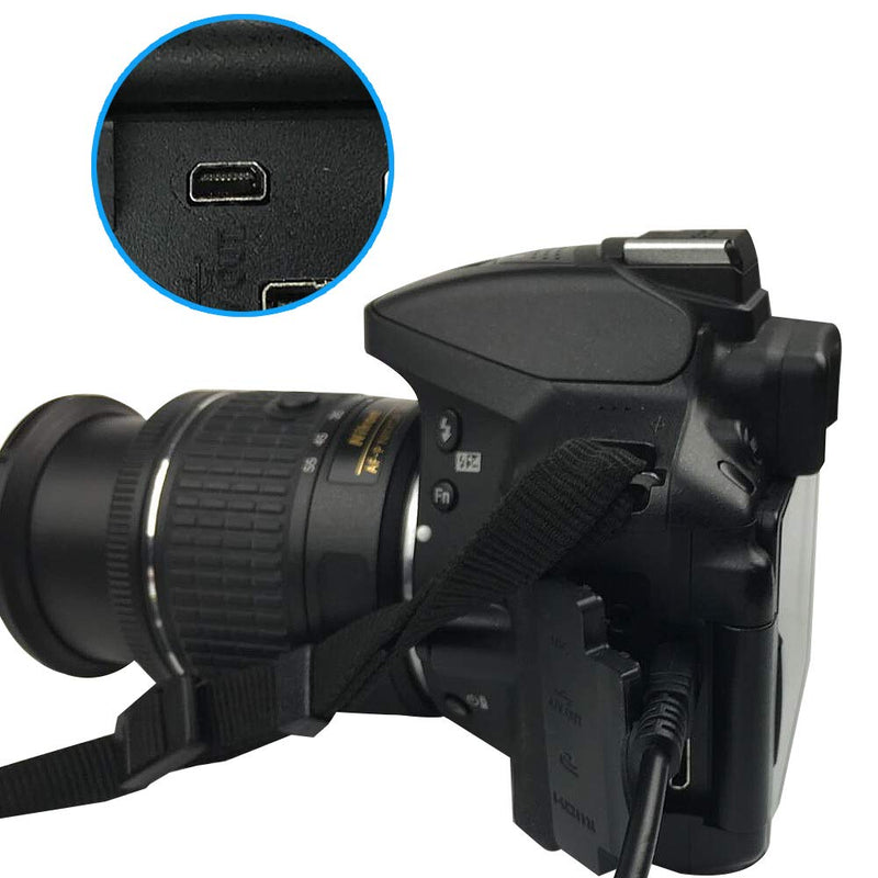 [Australia - AusPower] - Sqrmekoko UC-E6 Data Transfer Cable Charging Wire Compatible with Nikon Digital SLR DSLR D3300 D750 D5300 D7200 D3200, Coolpix L340 L32 A10 Camera 