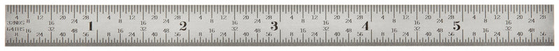 [Australia - AusPower] - Starrett C316R-6 6-Inch Steel Rule with Inch Graduations 