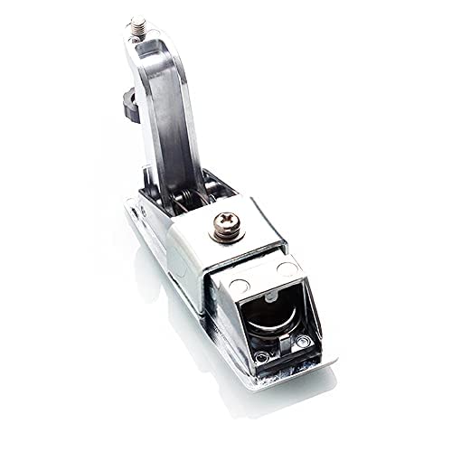 [Australia - AusPower] - STHang-D 2PCS Compression Latch Lock Trigger Latch Lock, Zinc Alloy Adjustable Lever Hand Operated Compression Latch with Raised Trigger, Non-Locking, Flush Lever Latch (Silver) Keyless 2 