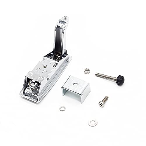 [Australia - AusPower] - STHang-D 2PCS Compression Latch Lock Trigger Latch Lock, Zinc Alloy Adjustable Lever Hand Operated Compression Latch with Raised Trigger, Non-Locking, Flush Lever Latch (Silver) Keyless 2 
