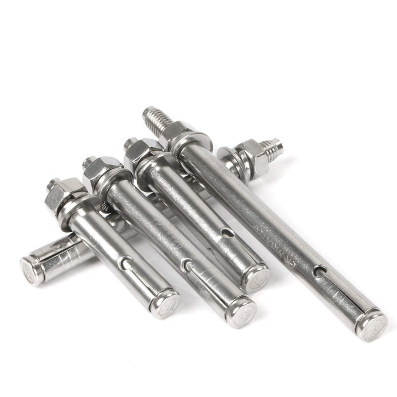 [Australia - AusPower] - 5 Pcs M6 x 70mm 304 Stainless Steel Expansion Bolt External Hex Expansion Screw Bolt Sleeve Anchor，Pool-Safety-Cover Expansion Bolts，for Concrete M6x70mm 