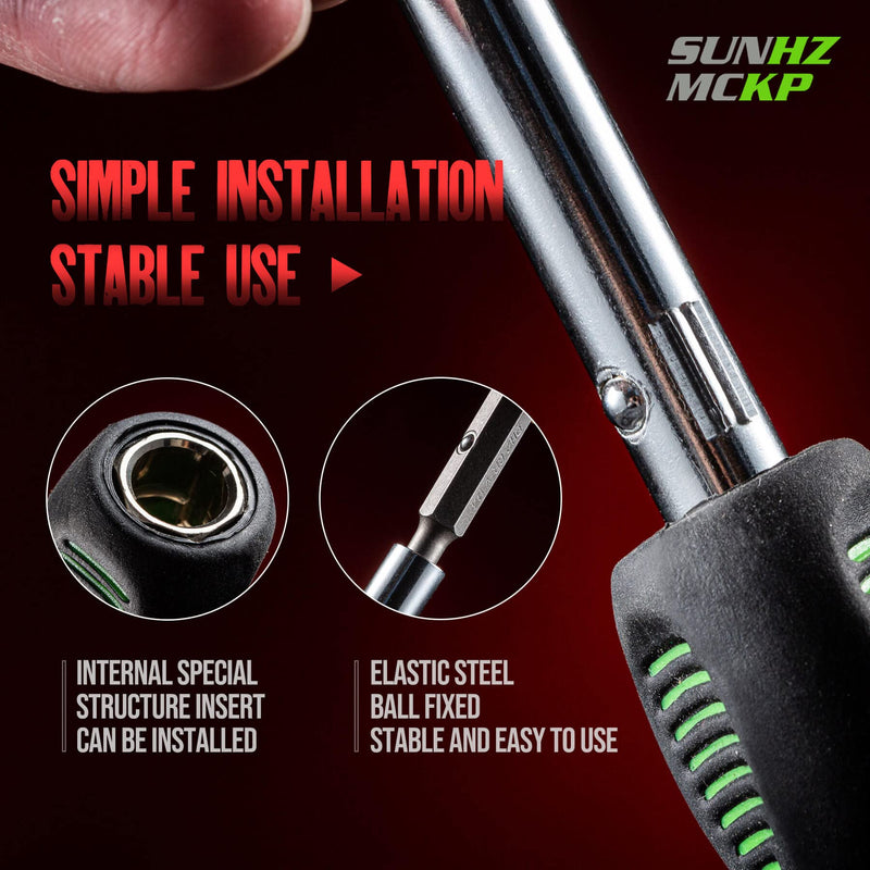[Australia - AusPower] - SUNHZMCKP 8 in 1 Screwdriver, Portable multi-purpose screwdriver?High- Strength Bits, Phillips, Slotted, Torx?Suitable for outdoor and daily repair tools,The best tool gift 