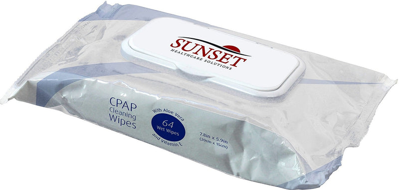 [Australia - AusPower] - Sunset Healthcare CPAP Mask Cleaning Wipes in Soft Pack 