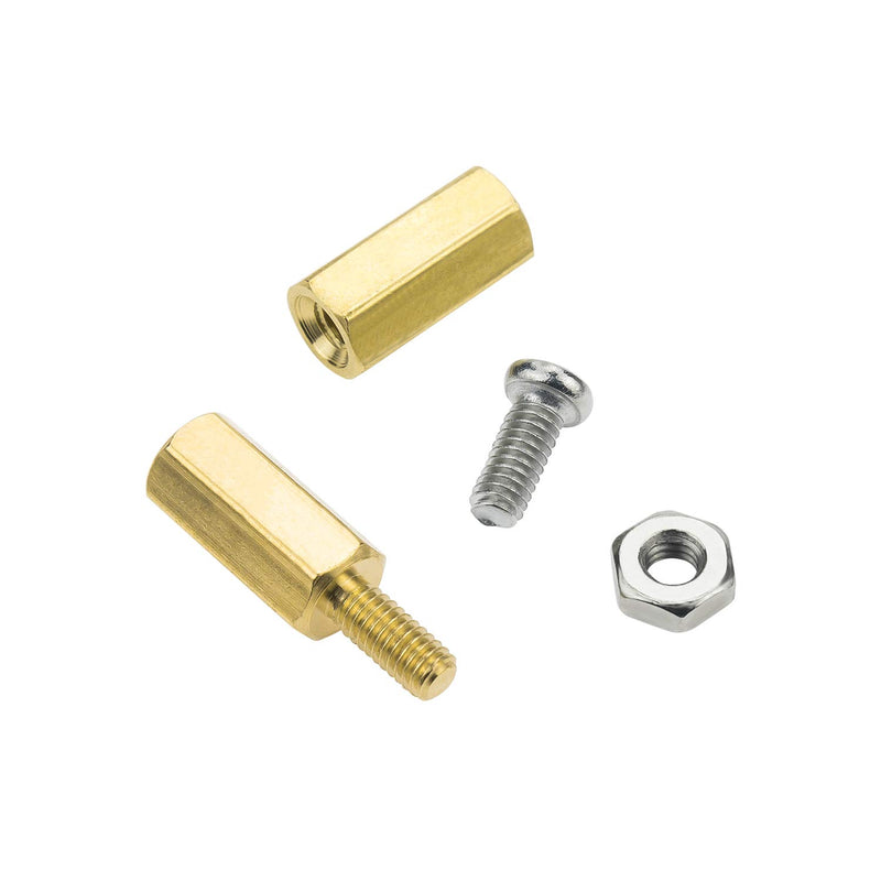[Australia - AusPower] - Sutemribor M2.5 Male Female Hex Brass Spacer Standoff Screw Nut Assortment Kit (180Pcs) 