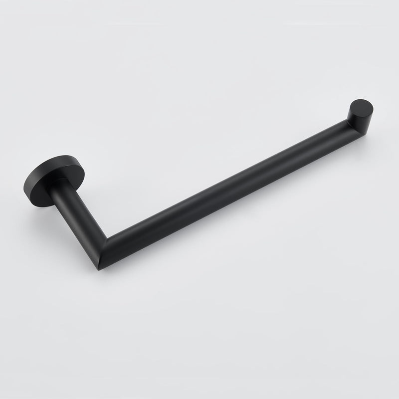 [Australia - AusPower] - Bathroom Towel Holder Matte Black, Suyar SUS304 Stainless Steel Hand Towel Bar, Kitchen Towel Rack Wall Mounted 