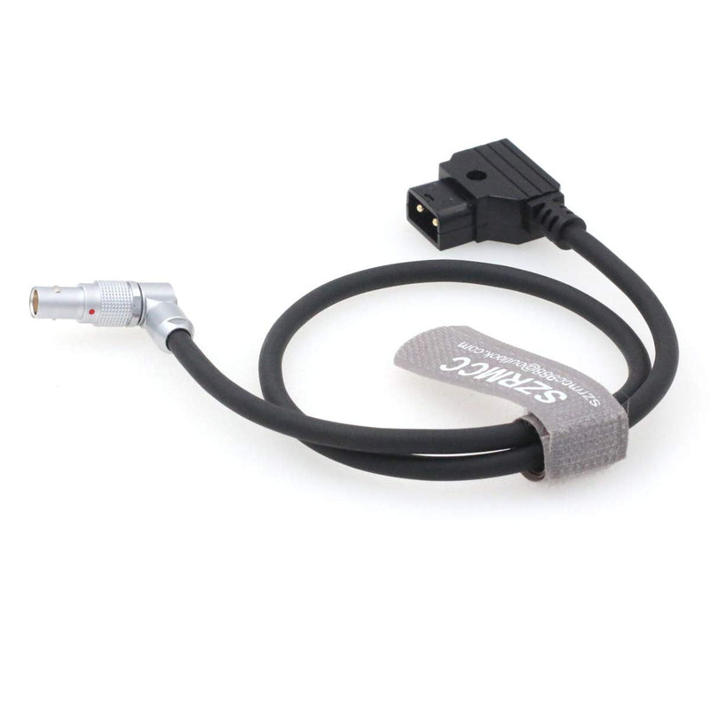 [Australia - AusPower] - SZRMCC D-tap to Rotatable Right Angle 2 Pin Female Power Cable for RED Komodo Cinema Camera 19.7inches Right Angle 2Pin 50cm 