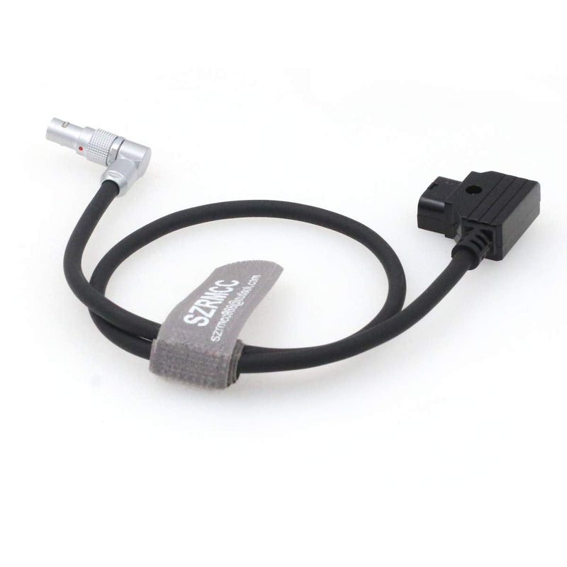 [Australia - AusPower] - SZRMCC D-tap to Rotatable Right Angle 2 Pin Female Power Cable for RED Komodo Cinema Camera 19.7inches Right Angle 2Pin 50cm 