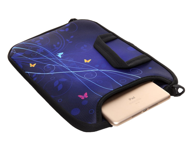 [Australia - AusPower] - 11.6-Inch to 12.5-Inch Neoprene Laptop Shoulder Messenger Bag Case Sleeve for 11 11.6 12 12.2 12.5" Inch Chromebook/Tablet/Notebook/Macbook Pro/Air (Blue) Blue 