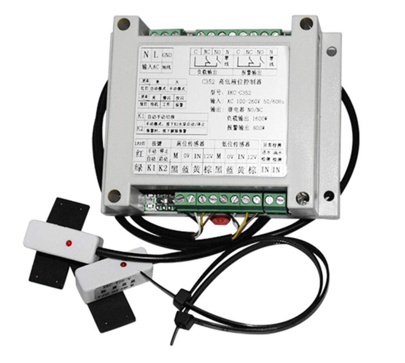 [Australia - AusPower] - Taidacent Auto Con Water Level Controller Automatic Water Level Controller with Two Water Level Sensor (Probe Wire Length: 5m) Probe Wire Length: 5m 