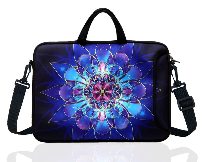 [Australia - AusPower] - 15.6-Inch Laptop Shoulder Bag Case Sleeve For 14 15" 15.6 Inch HP/Dell/Lenovo Blue 