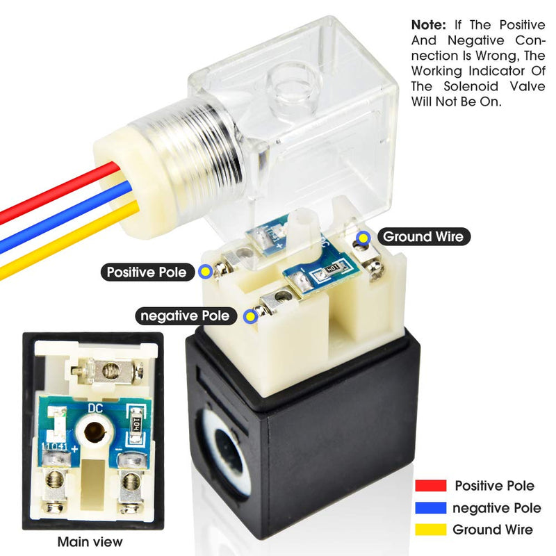 [Australia - AusPower] - TAILONZ PNEUMATIC 1/2"NPT Solenoid Valve 4V410-15 12V/24V/110V/220V Single Coil Pilot-Operated Electric 2 Position 5 Way Connection Type DC12V 