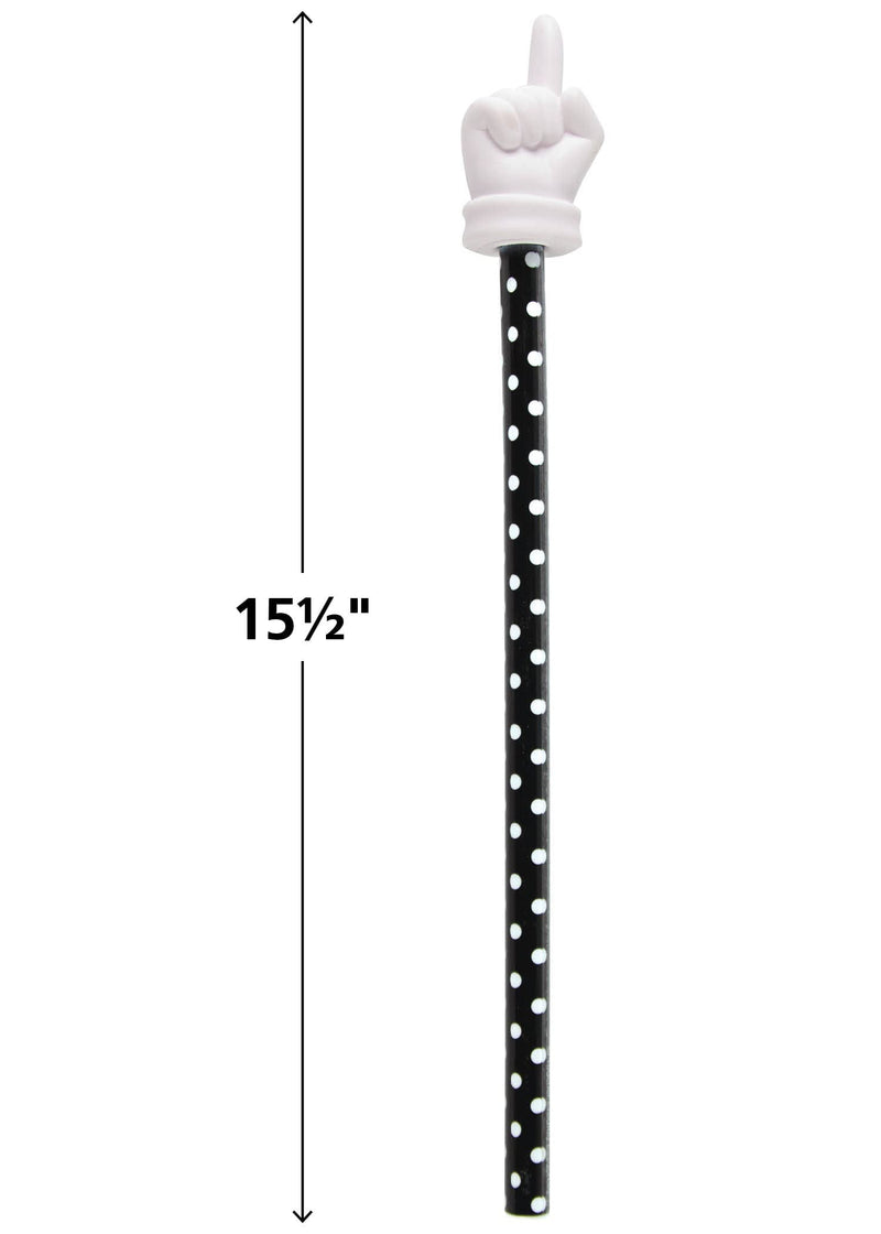 [Australia - AusPower] - Teacher Created Resources Black Polka Dots Hand Pointer (20678) 