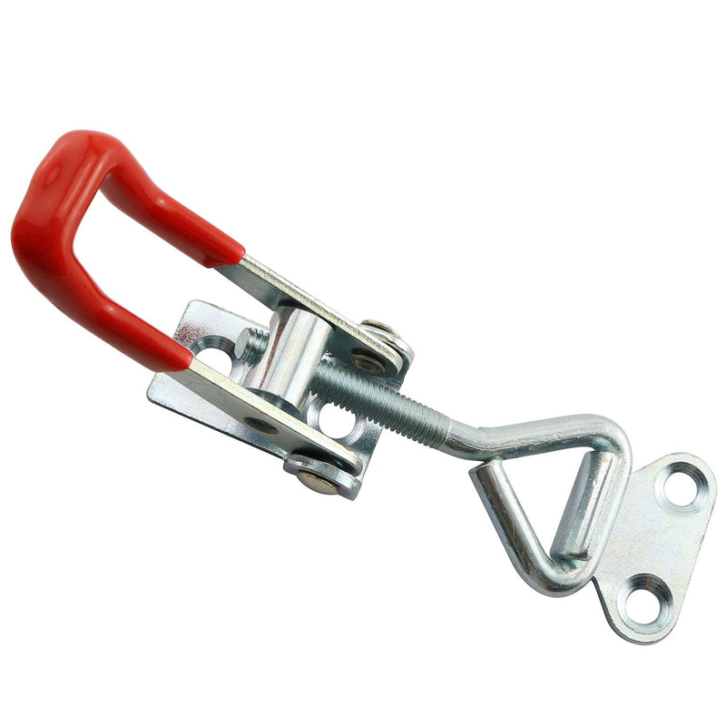 [Australia - AusPower] - Tegg 4PCS Latch Catch Cabinet Boxes Handle Toggle Lock Clamp Hasp Silver 4001 