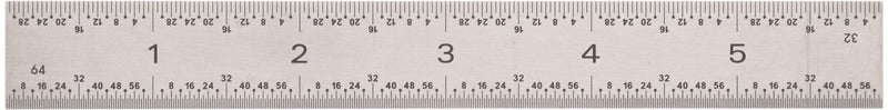 [Australia - AusPower] - Brown & Sharpe 599-314-604 Stainless Steel Stainless Rule, 6" Length 1 