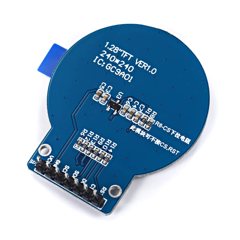 [Australia - AusPower] - Teyleten Robot 1.28 Inch TFT LCD Display Module Round RGB 240*240 GC9A01 Driver 4 Wire SPI Interface 240x240 PCB for Arduino 3PCS 