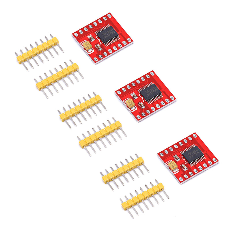 [Australia - AusPower] - Teyleten Robot TB6612FNG Dual DC Stepper Motor Driver Module 1.2A Peak 3.2A Better Than L298N(Pack of 3) 