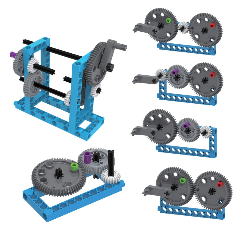 [Australia - AusPower] - Thames & Kosmos Simple Machines Science Experiment & Model Building Kit, Introduction to Mechanical Physics, Build 26 Models to Investigate The 6 Classic Simple Machines 
