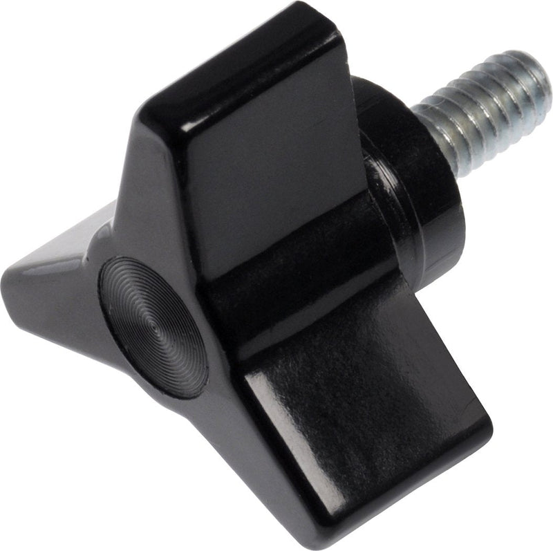 Four Hillman Group 55421 arm clamp knobs with male thread, 1-1/2 x 1/4 inch, in a 4-pack for versatile woodworking or DIY projects.