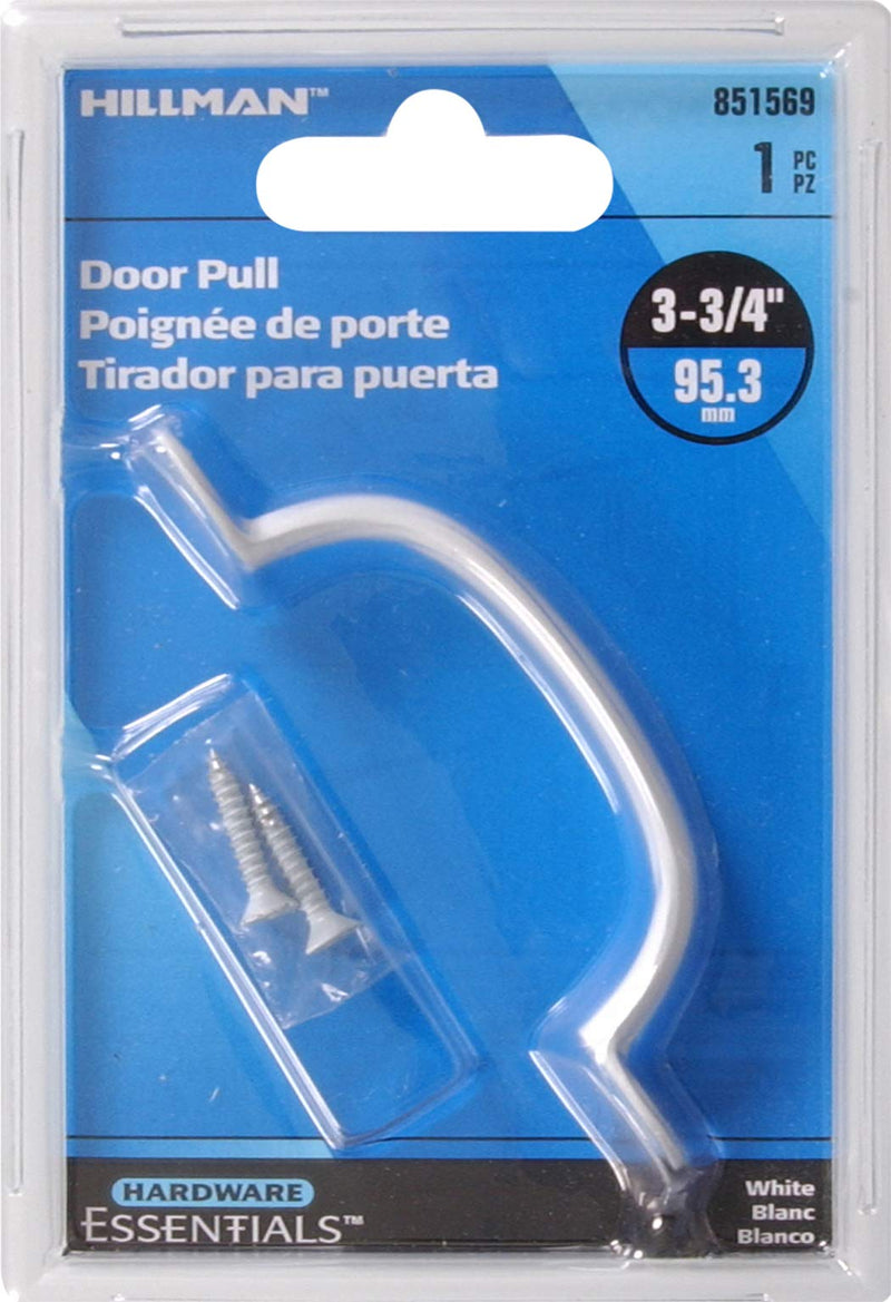 [Australia - AusPower] - Hillman Hardware Essentials 851569 Utility Pull White Coating 3-3/4" 