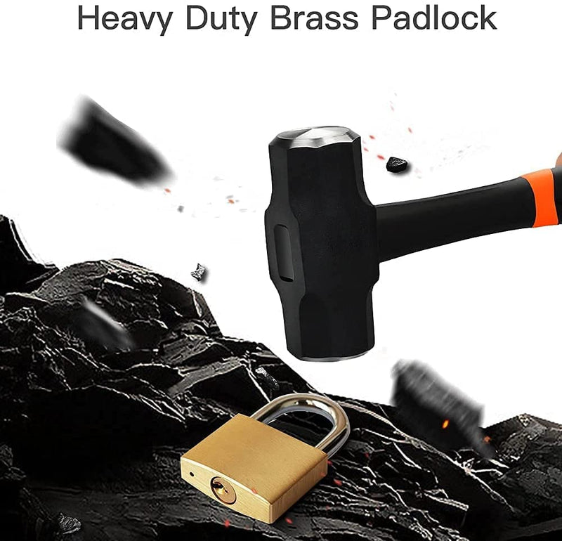 [Australia - AusPower] - Solid Brass Padlock with Key?Pad Lock with 1-9/16 in. (40 mm) Wide Lock Body,Keyed Padlock for Sheds, Storage Unit School Gym Locker, Fence, Toolbox, Hasp Storage 40 mm 
