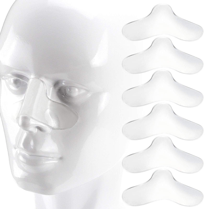 [Australia - AusPower] - Universal Nose Pads for CPAP Mask - Nasal Gel Pads Avoiding Air Leaks,Red Mark Irritation and Soreness,Can Be Trimmed (6pack） 