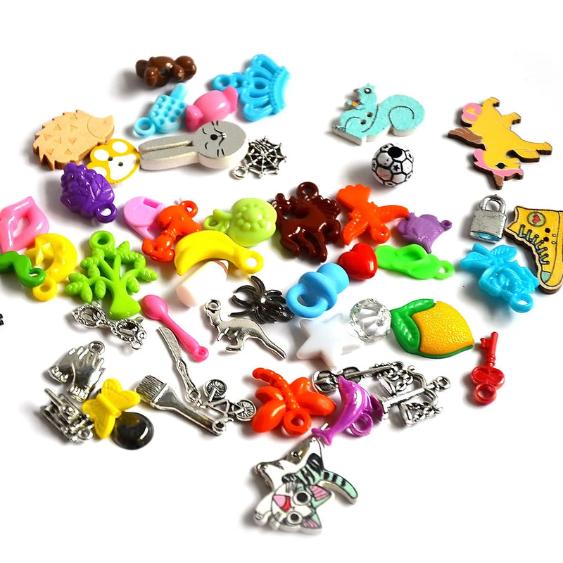 [Australia - AusPower] - Small Mixed I Spy trinkets for I spy Bag/Bottle, DIY Projects, Crafts, Scrapbooking, 1-3cm, Set of 50 trinkets 