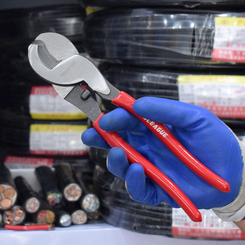 [Australia - AusPower] - TOOLEAGUE 10 inches Cable Cutter,Heavy Duty Cable Cutting, High Leverage Cutter for Aluminum, Copper, Wire, Communications Cable 1 