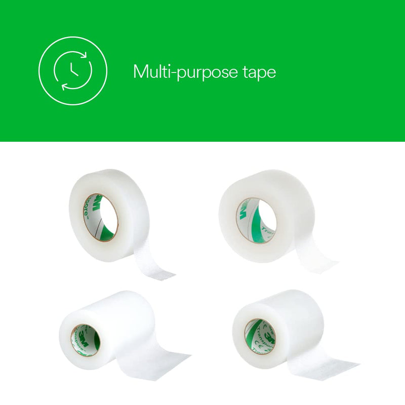[Australia - AusPower] - 3M™ Transpore™ Surgical Tape 1527-2, 2 inch x 10 yard (5cm x 9,1m), 6 rolls/box 2" x 10 yd (5cm x 9.1m) 
