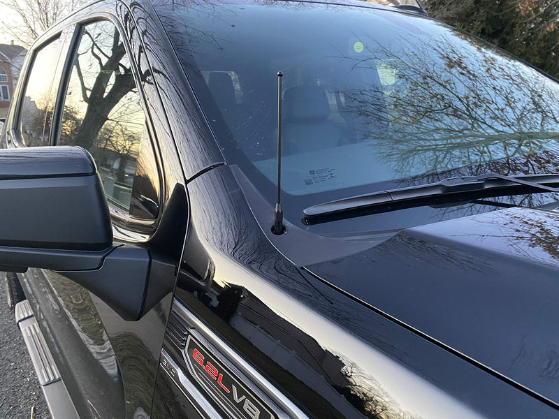 [Australia - AusPower] - 7 Inch Antenna Mast Metal Black for GM Cars and Trucks 