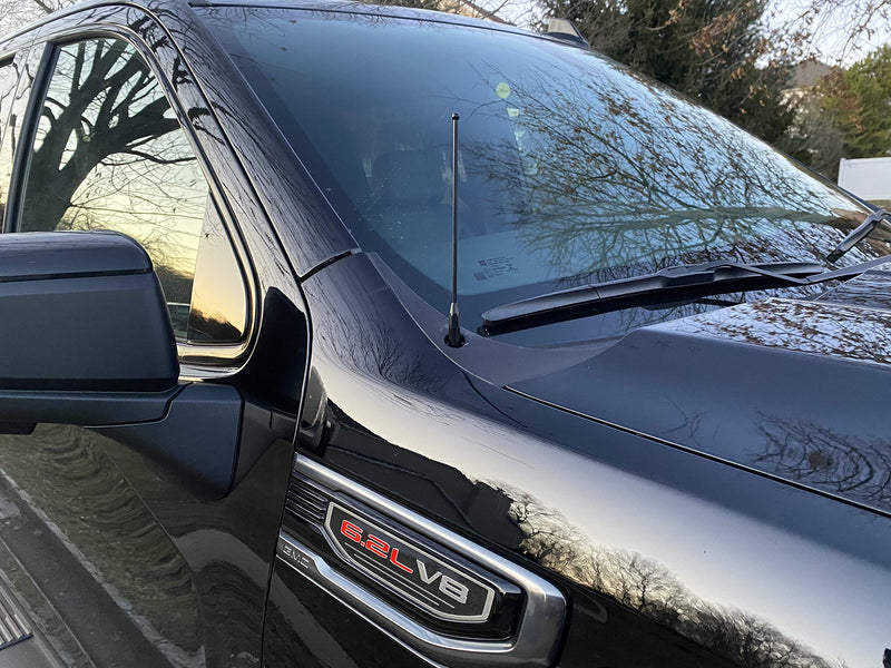 [Australia - AusPower] - 7 Inch Antenna Mast Metal Black for GM Cars and Trucks 