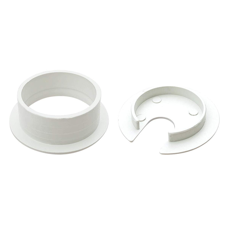 [Australia - AusPower] - 6pcs Desk Grommet 1-3/8 inch Plastic Wire Cord Cable Grommets Hole Cover for Office PC Desk Cable Cord Organizer (White) White 35mm/ 1-3/8 Inch Mounting Hole Diameter 