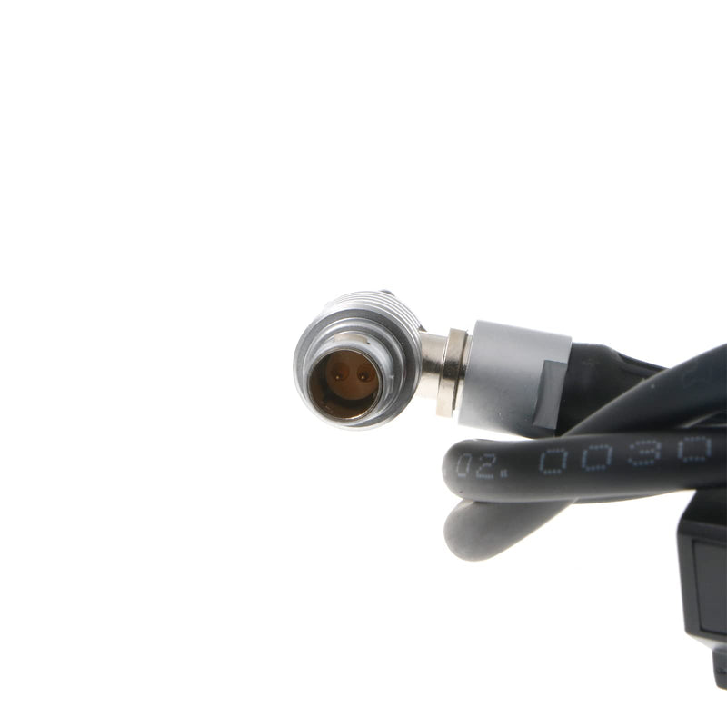 [Australia - AusPower] - for Anton Bauer Power Cable D-tap to Right Angle 2 Pin Male Rotate 180 Degree for Zacuto Gratical Eye Viewfinder 
