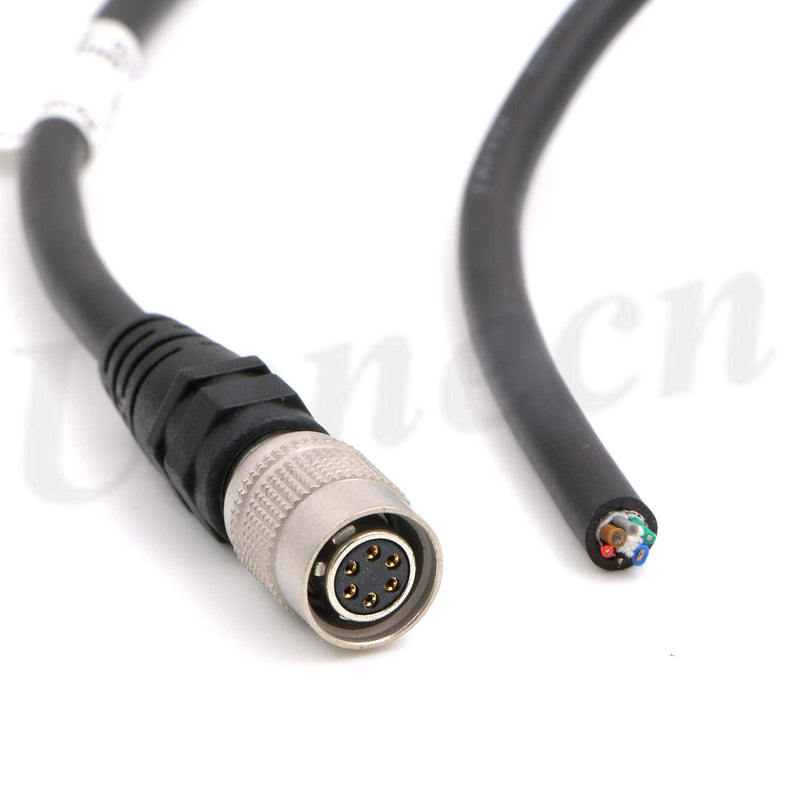 [Australia - AusPower] - Industrial Camera Power Trigger IO Signal Cable 6 Pin Hirose Female Plug for Basler AVT GIGE Sony CCD Industrial Camera 1 Meter Injection Version 1 Meter 