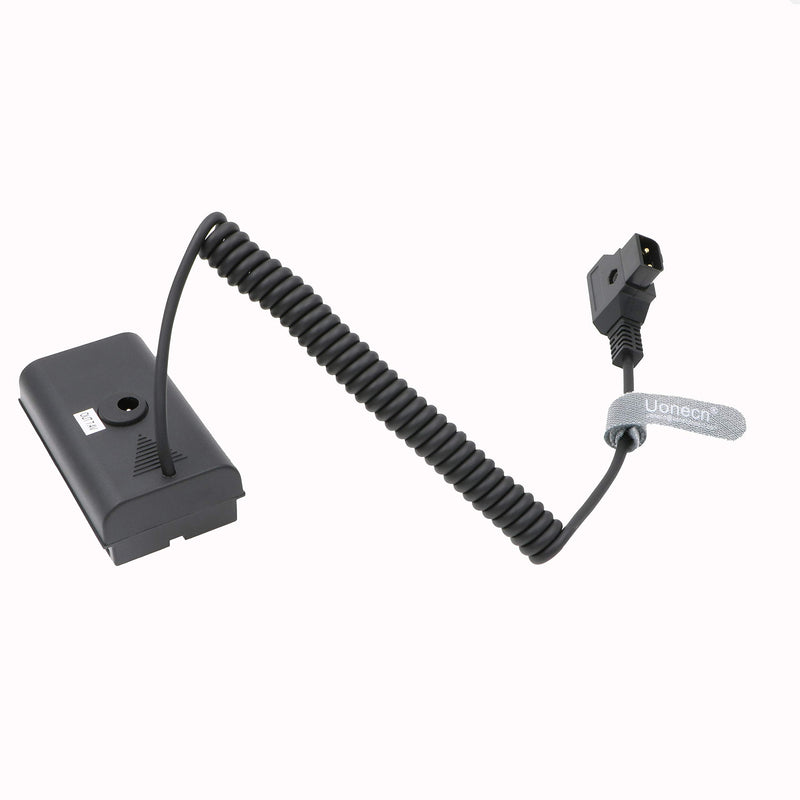 [Australia - AusPower] - Uonecn NP F550 Dummy Battery to D-Tap Coiled Power Cable for Sony NP F570 NP F970 Monitor 