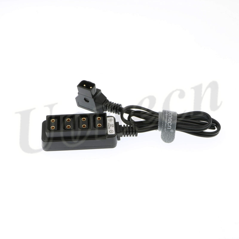 [Australia - AusPower] - Uonecn Power Cable for ARRI RED Cameras TILTA Steadicam IDX Battery 4 Port D-Tap Female to D-tap B-Type Male 
