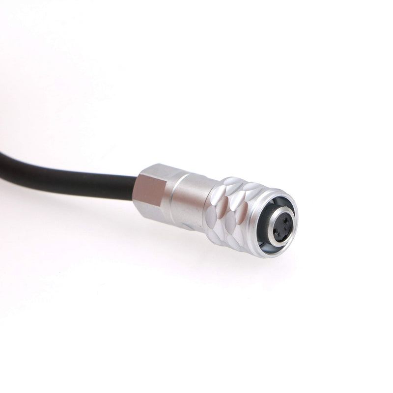 [Australia - AusPower] - Uonecn Power Cable for Blackmagic Pocket Cinema Camera BMPCC 4K Weipu 2 pin Female to Right Angle DC Gold Mount V Mount Battery Coiled Cable 
