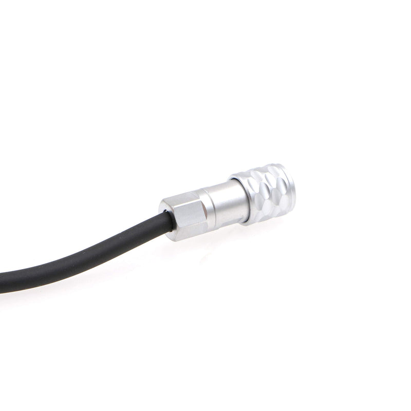 [Australia - AusPower] - Uonecn Power Cable for Blackmagic Pocket Cinema Camera BMPCC 4K Weipu 2 pin Female to Right Angle DC Gold Mount V Mount Battery Coiled Cable 