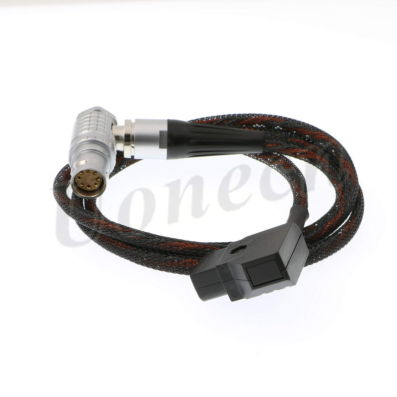 [Australia - AusPower] - Uonecn Right Angle 8 Pin Female to D-tap Flexible Power Cable for Arri Alexa Mini Camera 