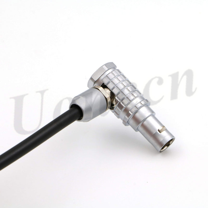 [Australia - AusPower] - Uonecn Teradek Bond Power Cable for ARRI RED Camera Anton Bauer Right Angle 2 Pin Male to D-Tap Spring Cable 12'' Spring cable right angle 2 pin male to Dtap 